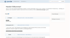 Desktop Screenshot of openjur.de